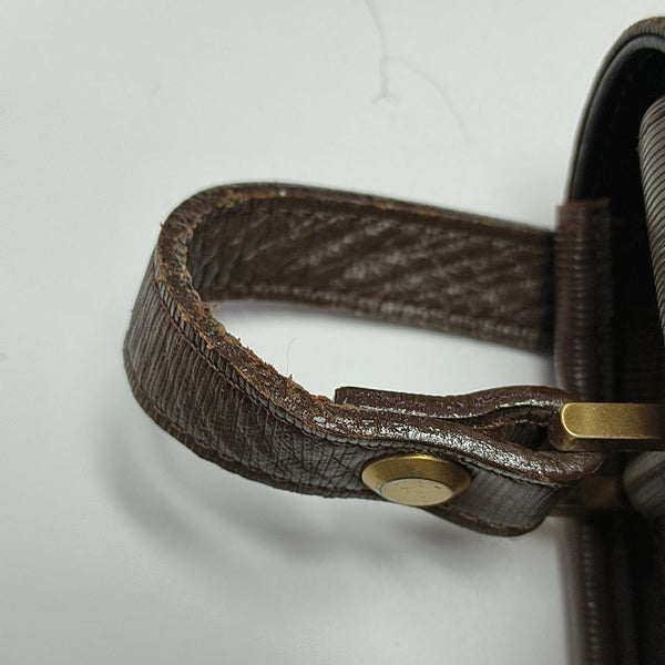Canvas Crossbody Bag Brown