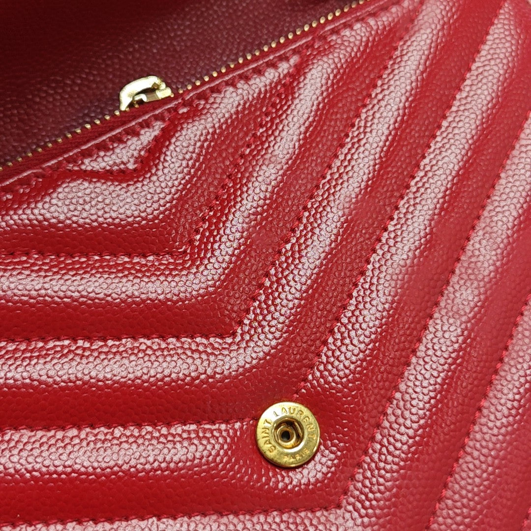 MONOGRAM WOC Quilted Calfskin Red