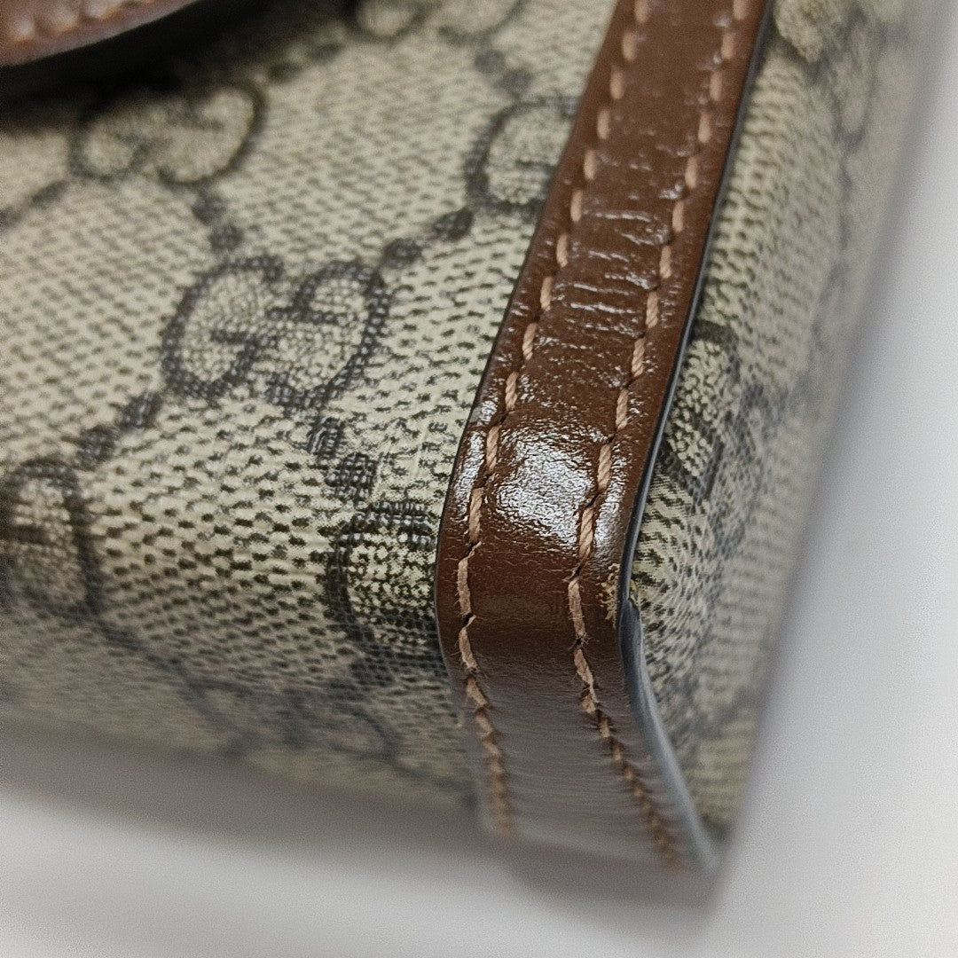 Horsebit 1955 Mini Coated Canvas Beige