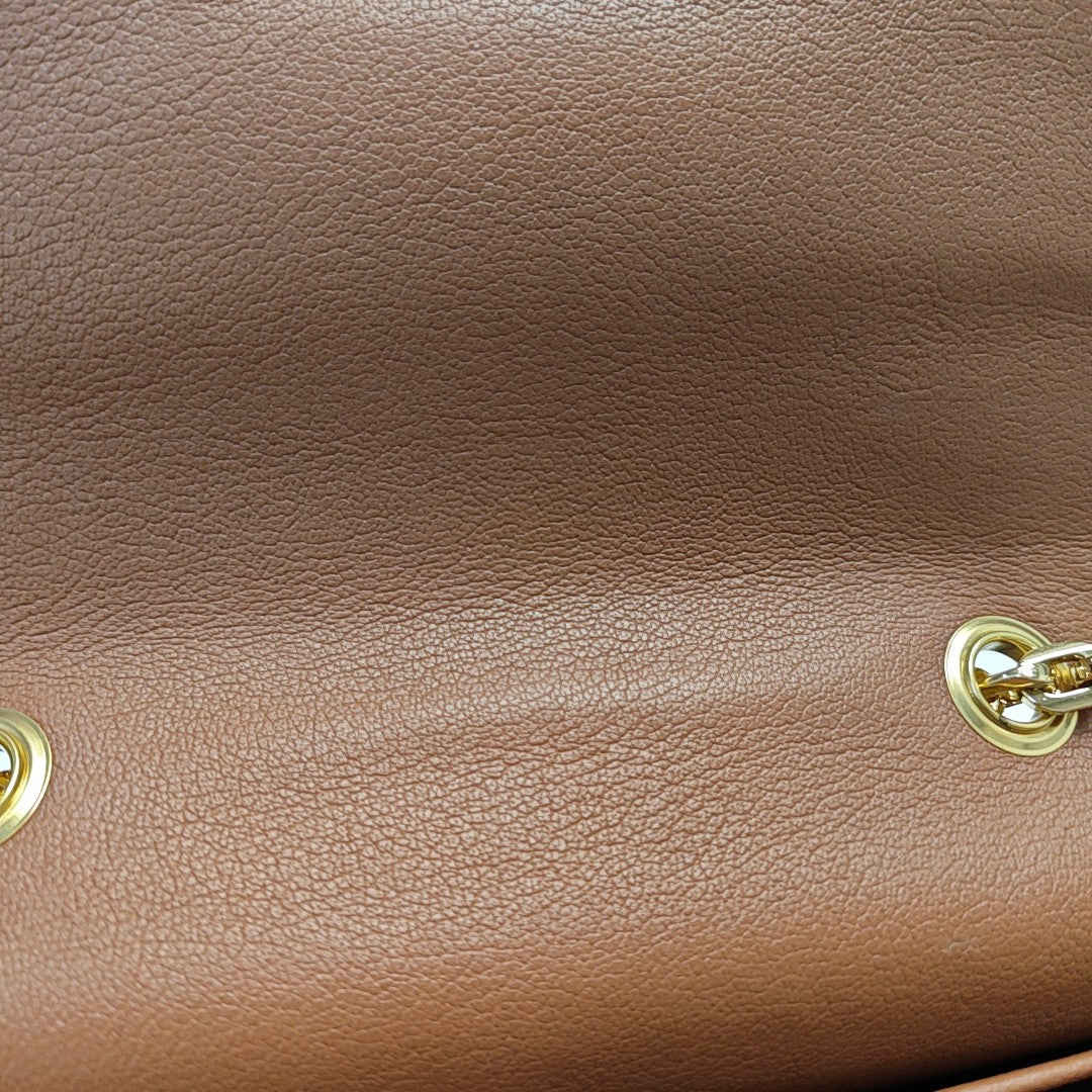 MARCEAU Monogram Coated Canvas Brown