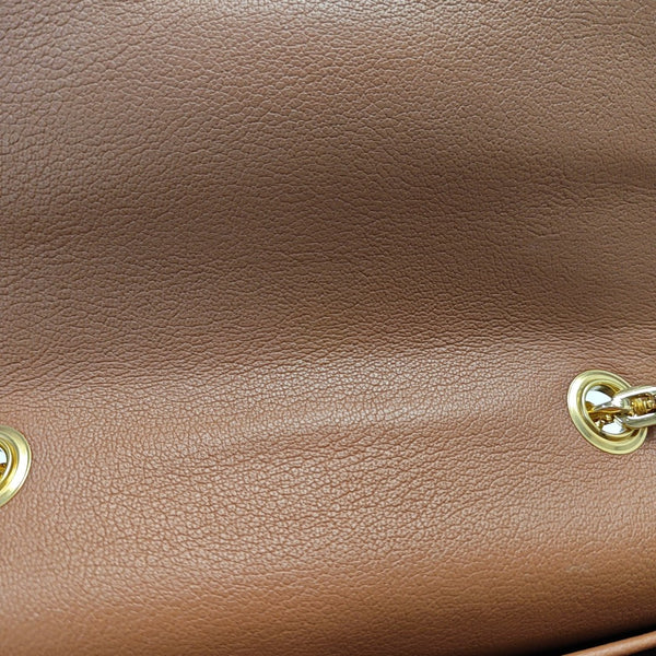 MARCEAU Monogram Coated Canvas Brown