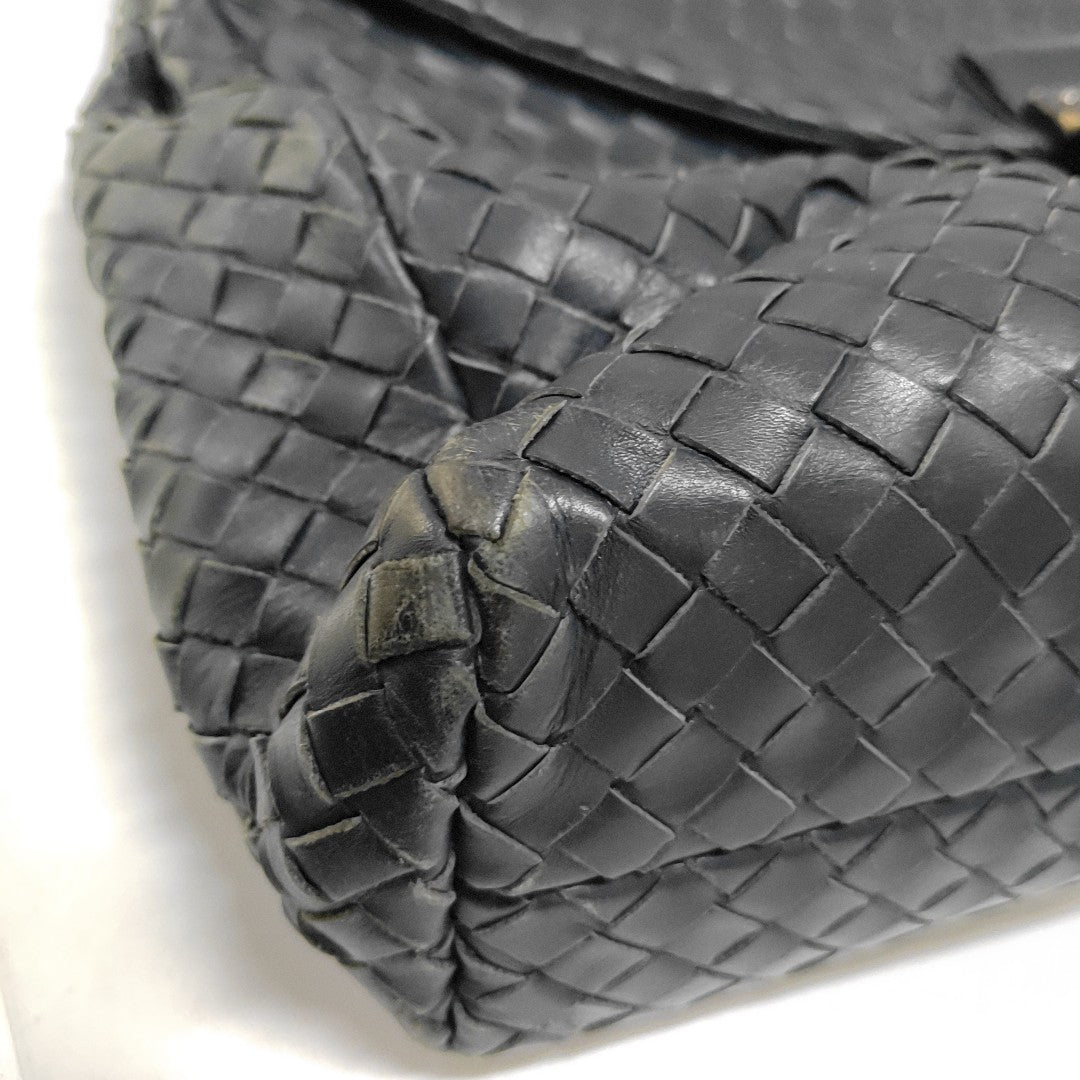 Calfskin Top Handle Bag Blue