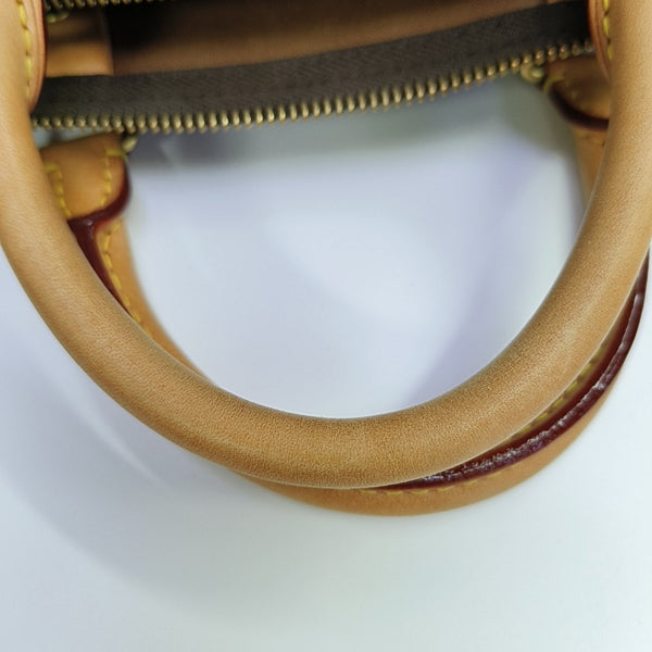 SPEEDY 30 Monogram Coated Canvas Brown
