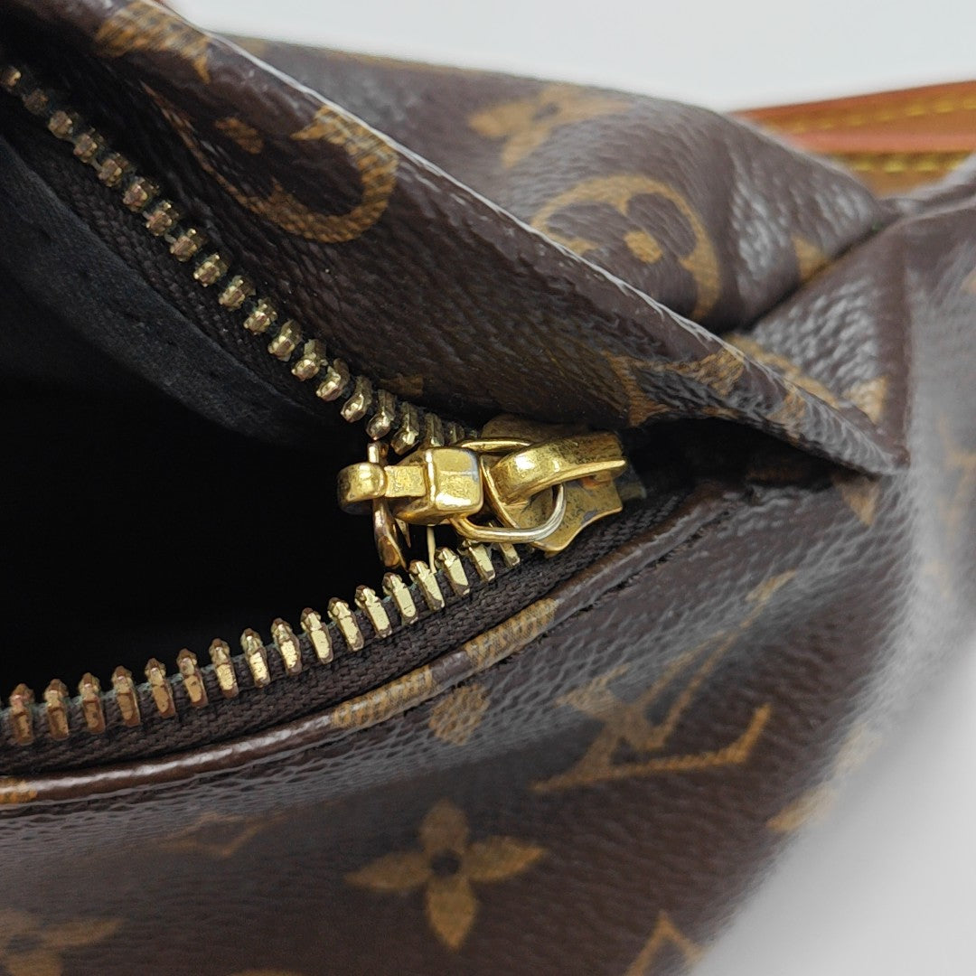 BUMBAG Monogram Coated Canvas Brown