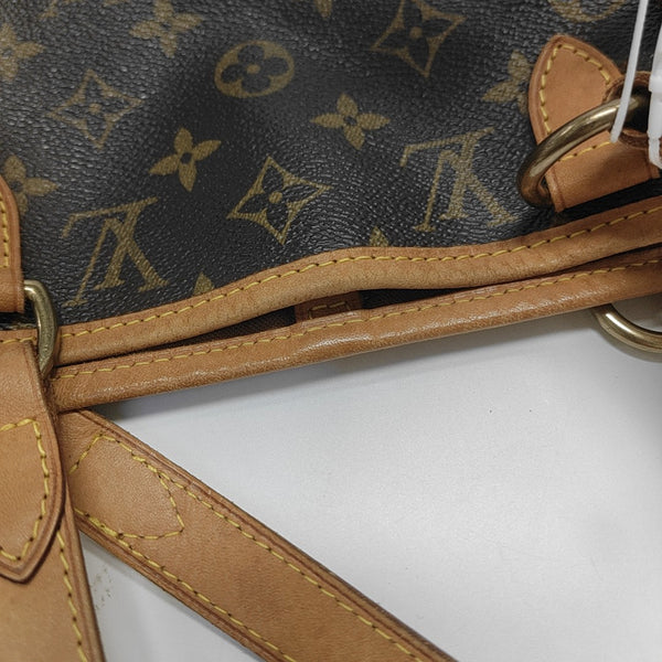BATIGNOLLES MM Monogram Coated Canvas Brown