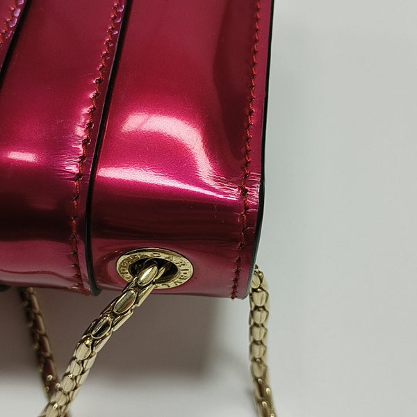 SERPENTI FOREVER Small Patent Leather Red