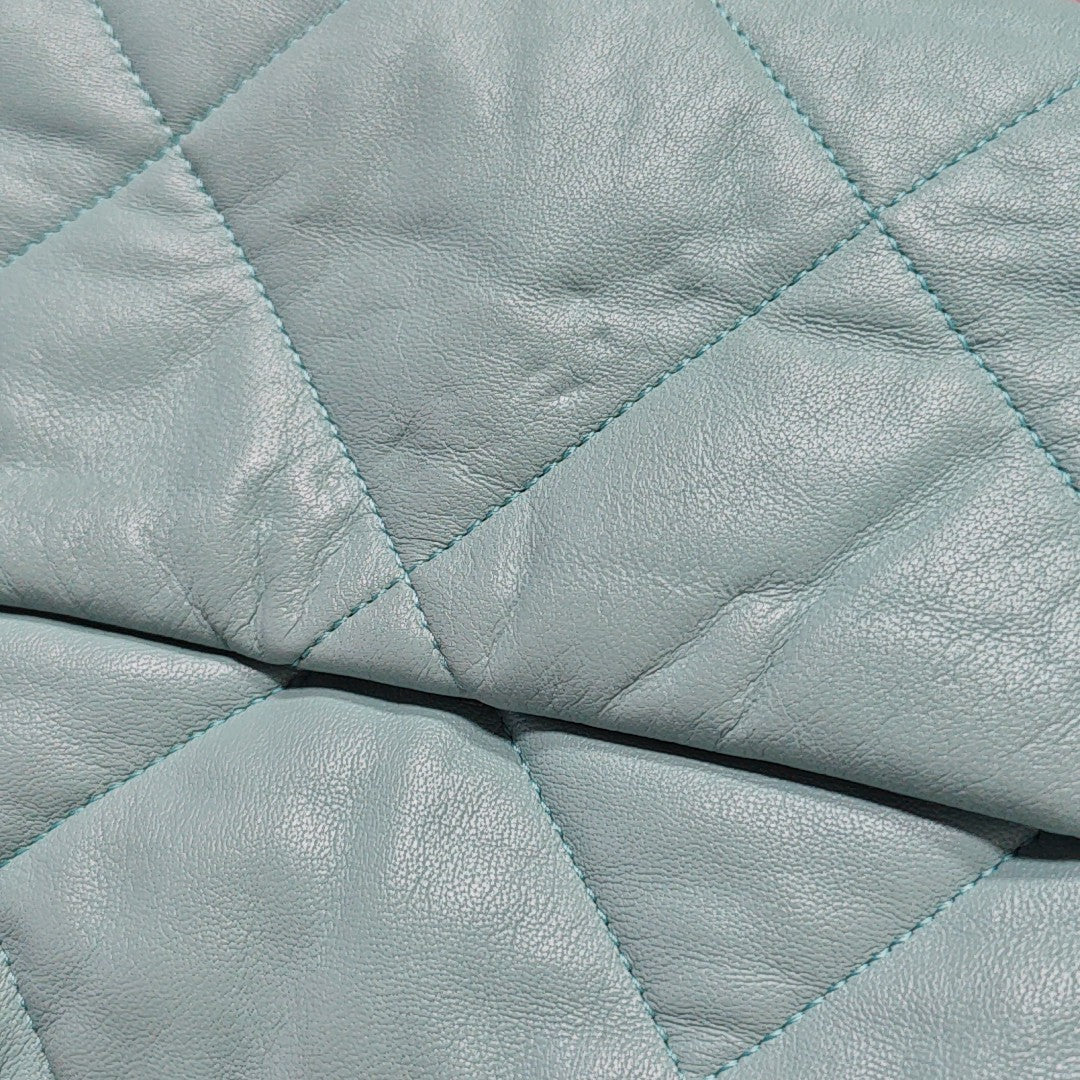 CHANEL 19 Small Quilted Lambskin Blue