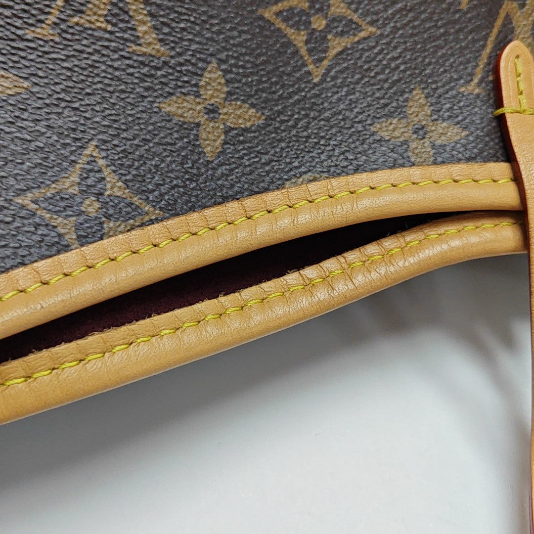 CARRYALL PM Monogram Coated Canvas Brown