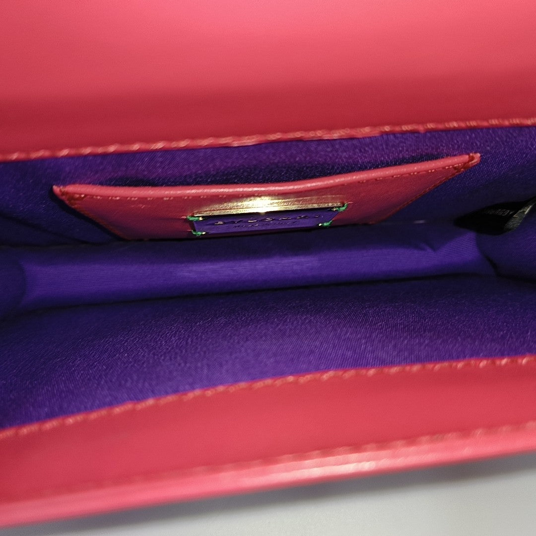 SERPENTI FOREVER Small Stingray Leather Pink