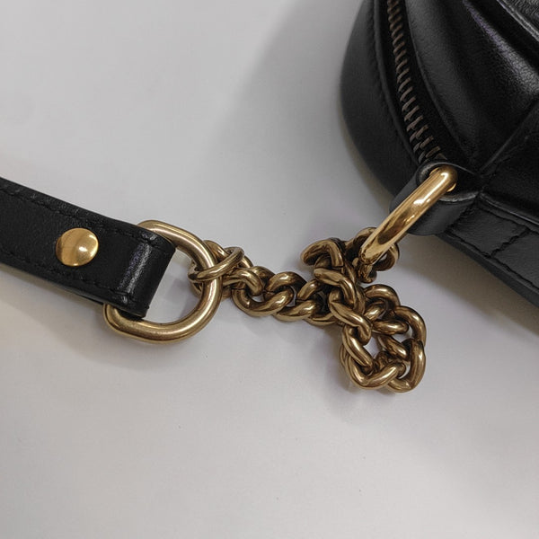 GG Marmont Mini Quilted Calfskin Black