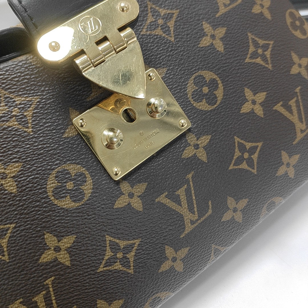 TWINNY Monogram Coated Canvas Brown