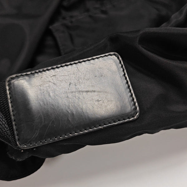 Nylon Shoulder Bag Black