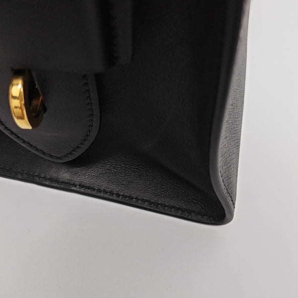 Esplanade Saffiano Calfskin Black