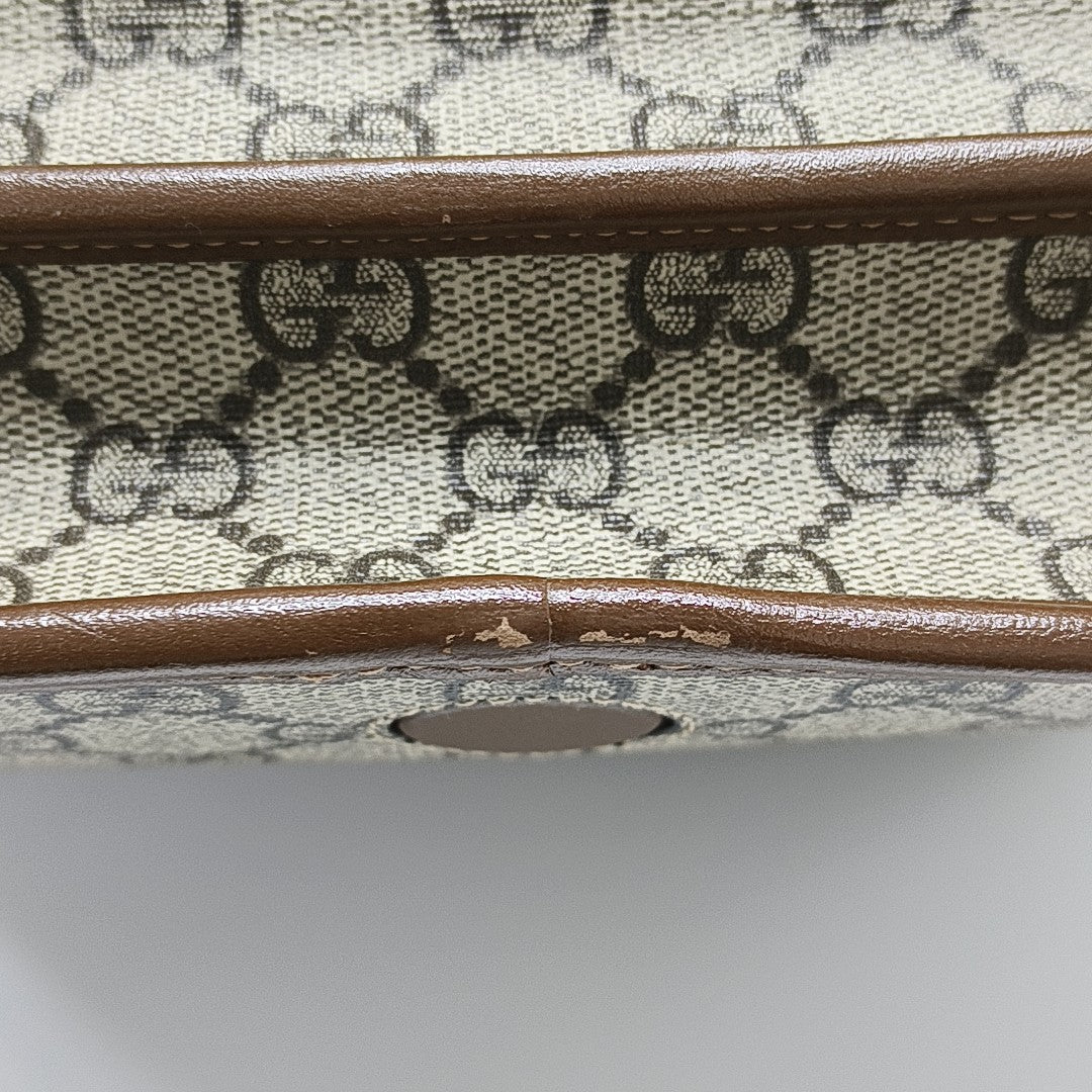 Retro Mini Monogram Coated Canvas Beige