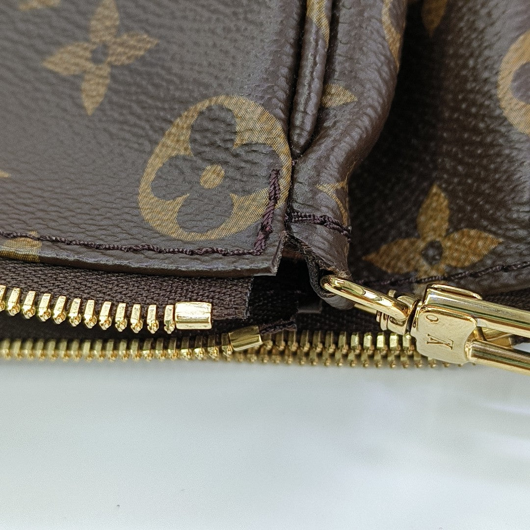MULTI Monogram Coated Canvas Brown