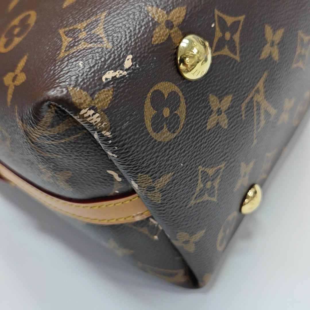 CARRYALL PM Monogram Coated Canvas Brown
