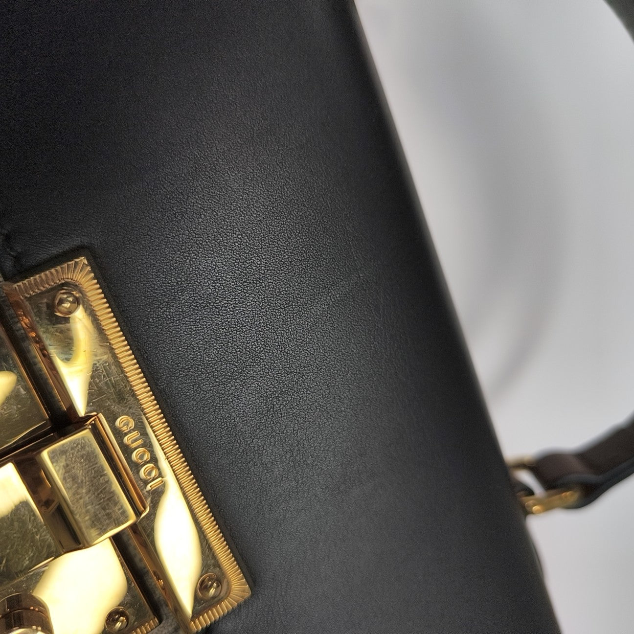 Padlock Small Monogram Coated Canvas Beige