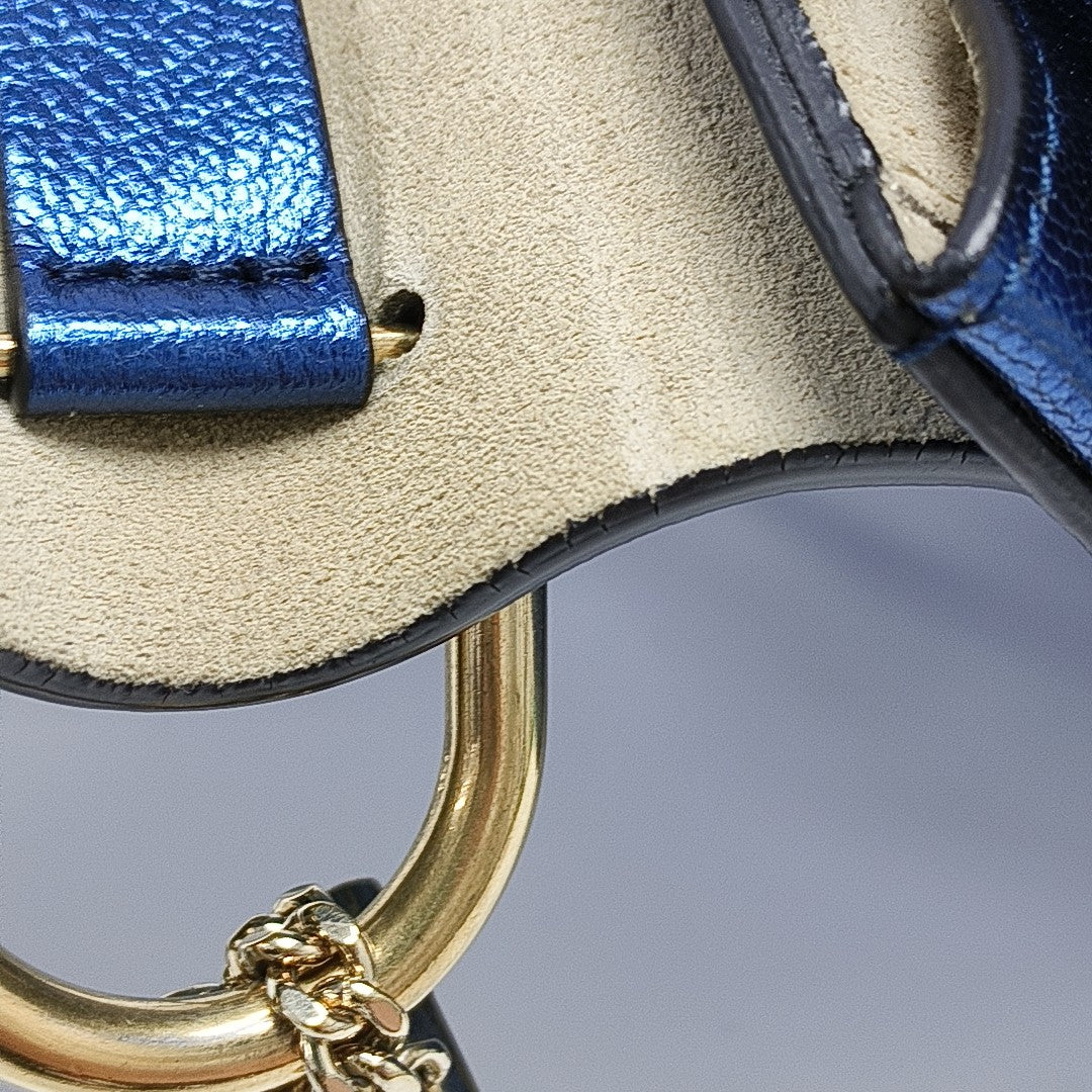 Drew Mini Calfskin Blue
