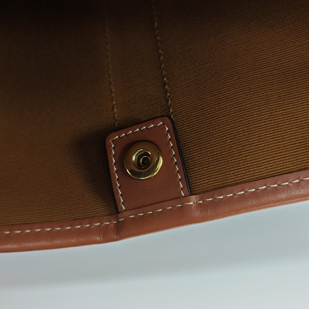 TRIOMPHE CANVAS Medium Coated Canvas Brown