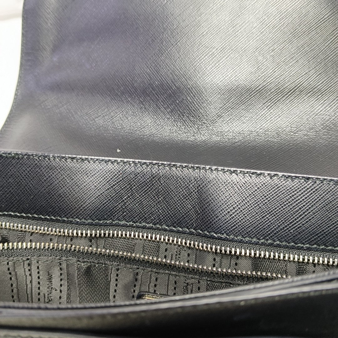 Gancini Calfskin Black