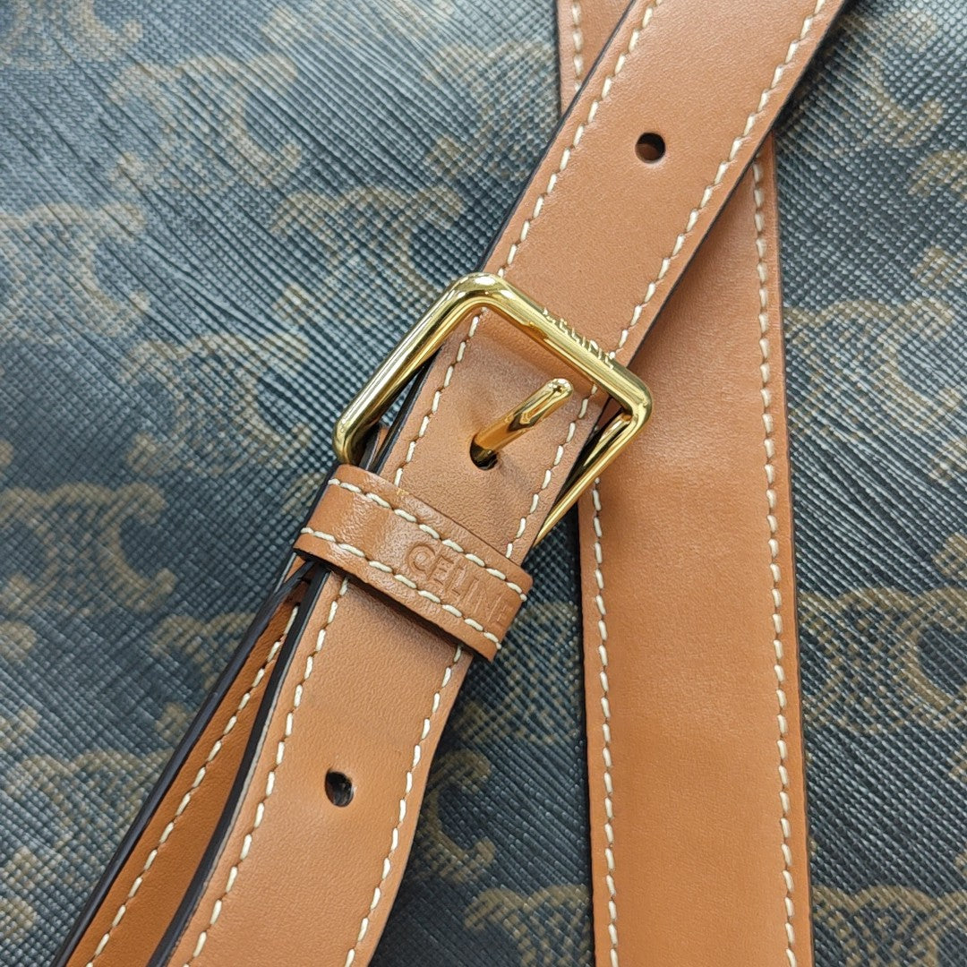 TRIOMPHE CANVAS Medium Coated Canvas Brown