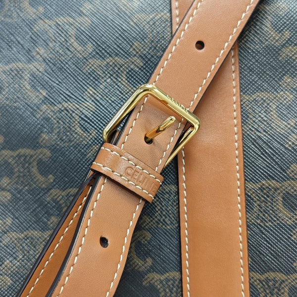 TRIOMPHE CANVAS Medium Coated Canvas Brown
