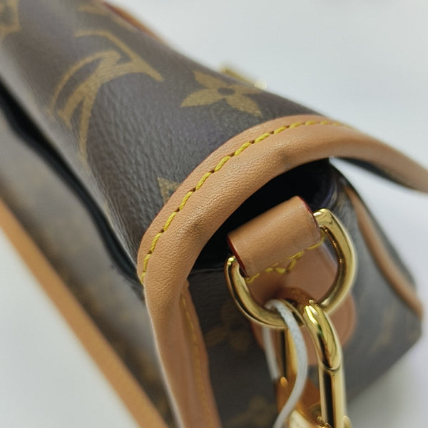 DIANE Monogram Coated Canvas Brown
