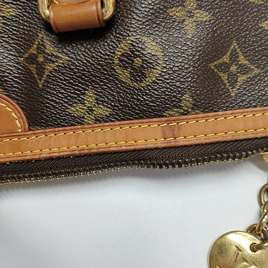 PALERMO PM Monogram Coated Canvas Brown