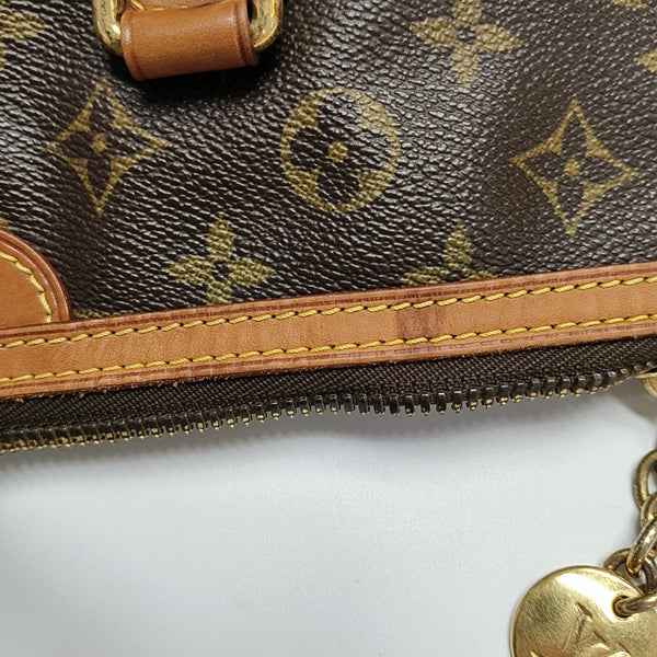 PALERMO PM Monogram Coated Canvas Brown