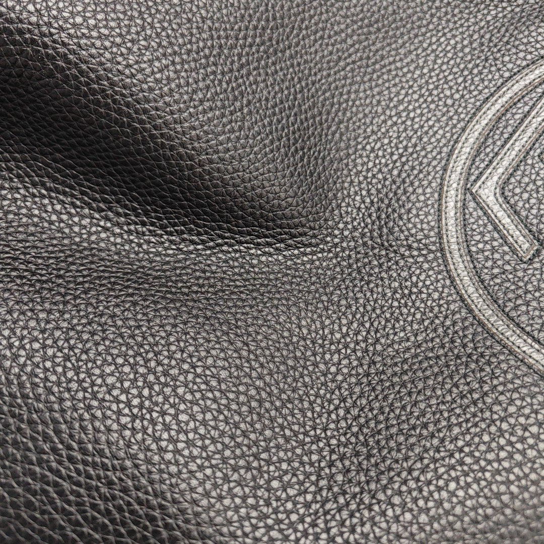 CABAS LIGHT Monogram Calfskin Black