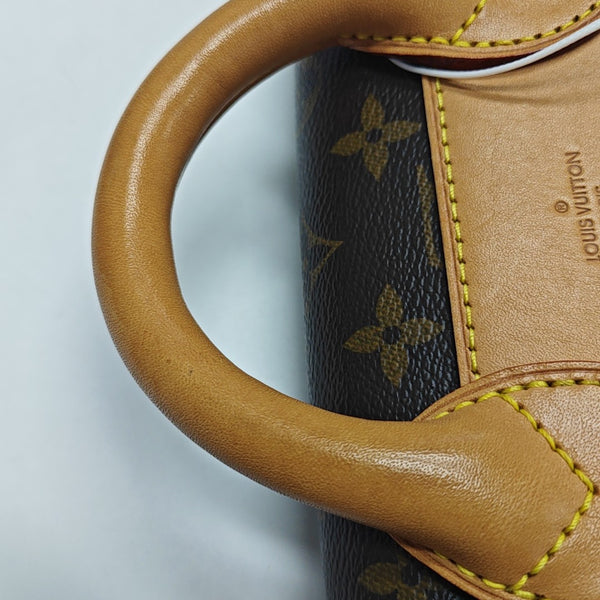 EDEN MM Monogram Coated Canvas Brown