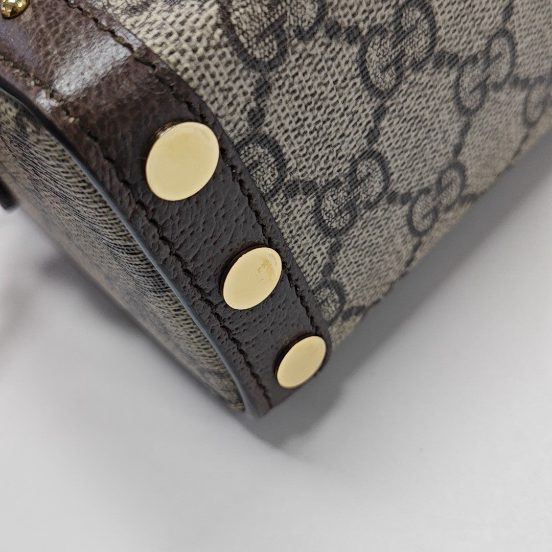 Monogram Coated Canvas Mini Black