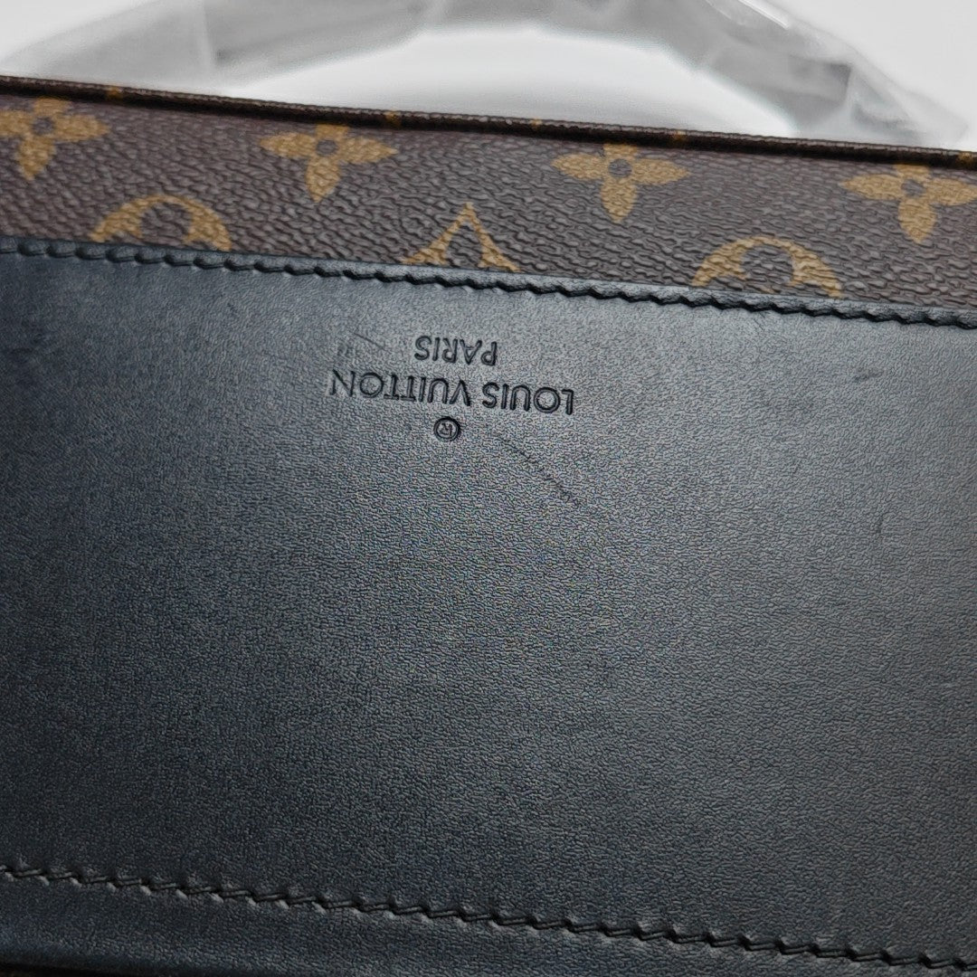 MARCEAU Monogram Coated Canvas Brown