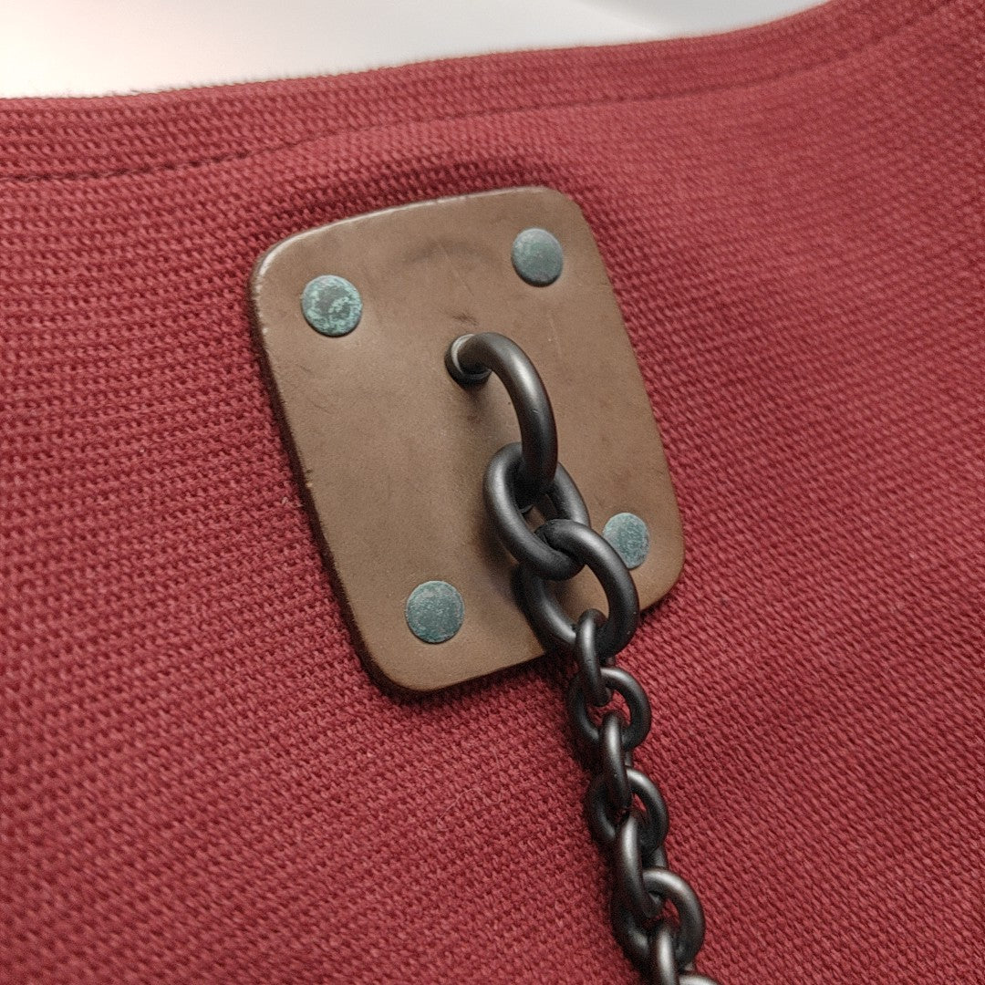 Fabric Tote Bag Red