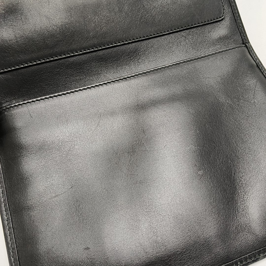 Calfskin Shoulder Bag Black