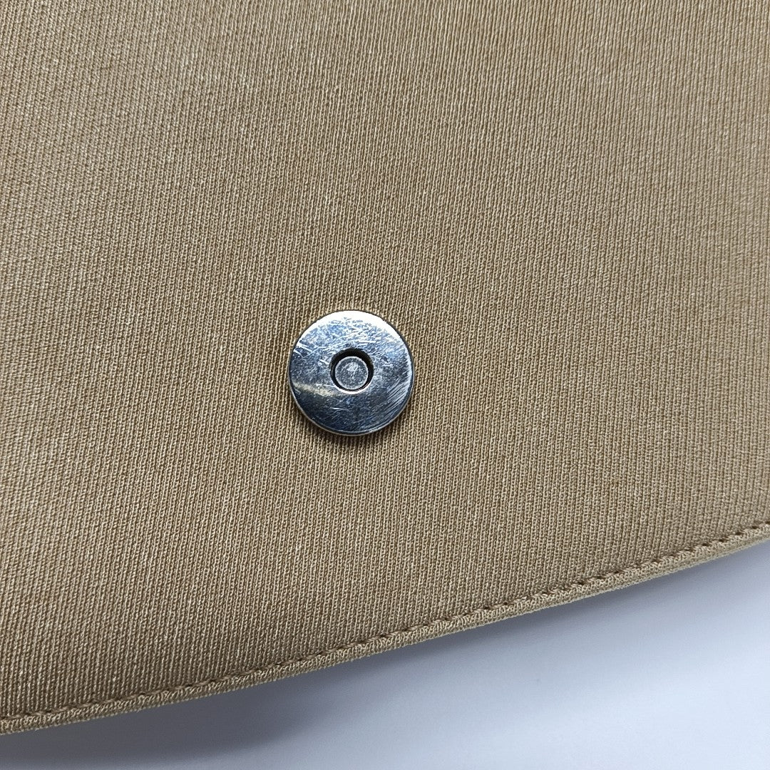 Canvas Shoulder Bag Beige
