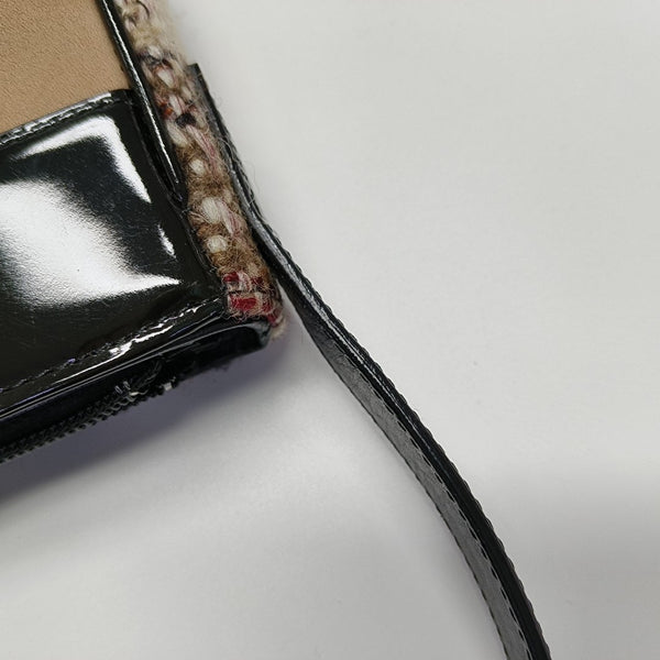 Wool Top Handle Bag Multicolor