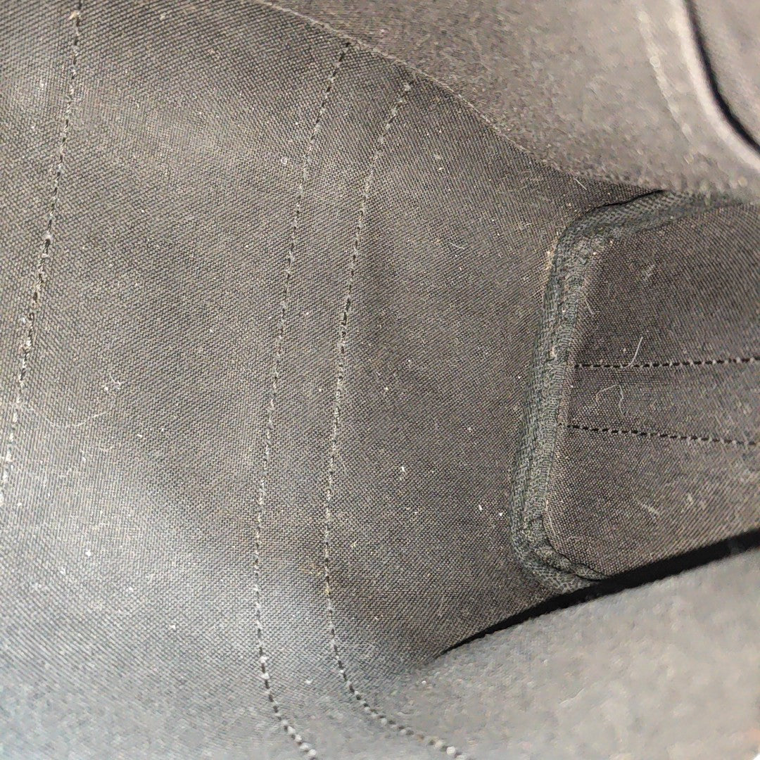 KEEPALL 25 Monogram Coated Canvas Black