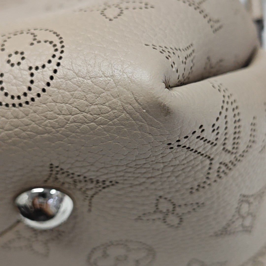 BELLA Monogram Calfskin Gray