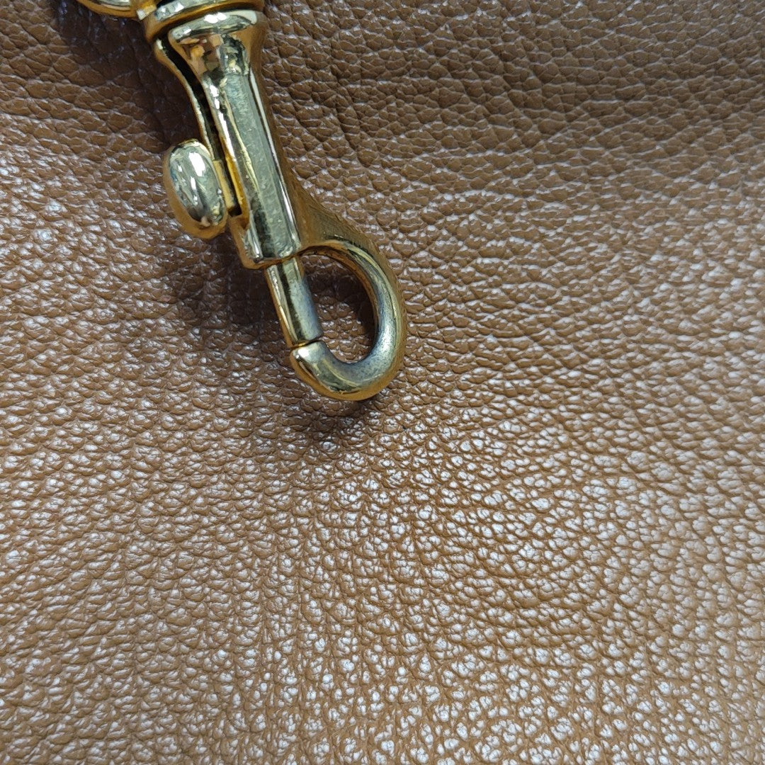 Calfskin Tote Bag Brown