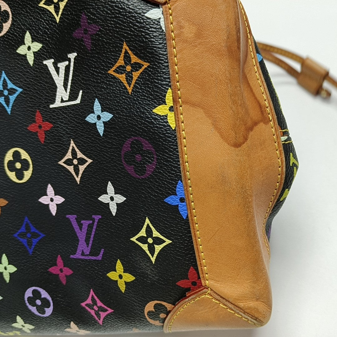 URSULA Monogram Coated Canvas Black