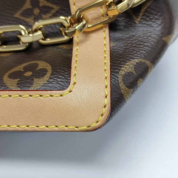 DAUPHINE GM Monogram Coated Canvas Brown