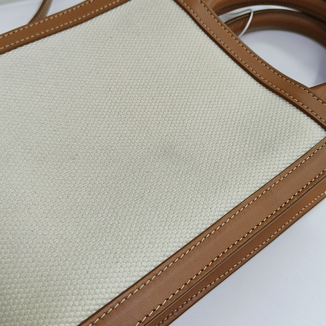 CABAS CELINE Mini Canvas White
