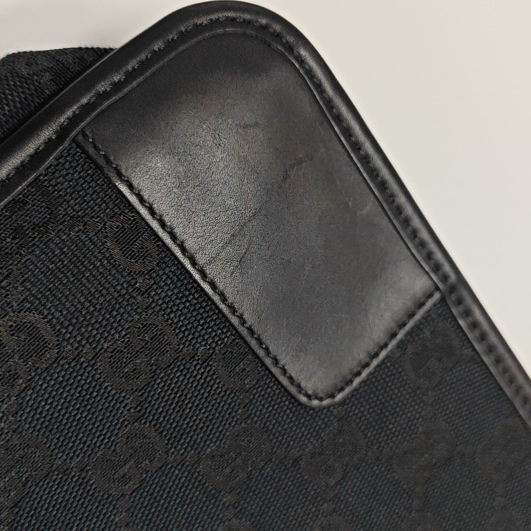 Monogram Canvas Shoulder Bag Blue