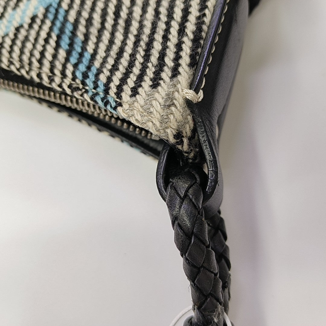 Fabric Top Handle Bag Multicolor