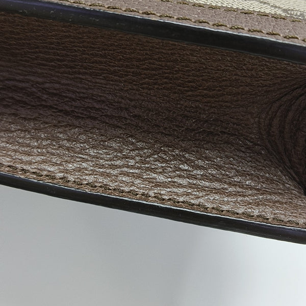 Ophidia Medium Monogram Coated Canvas Beige