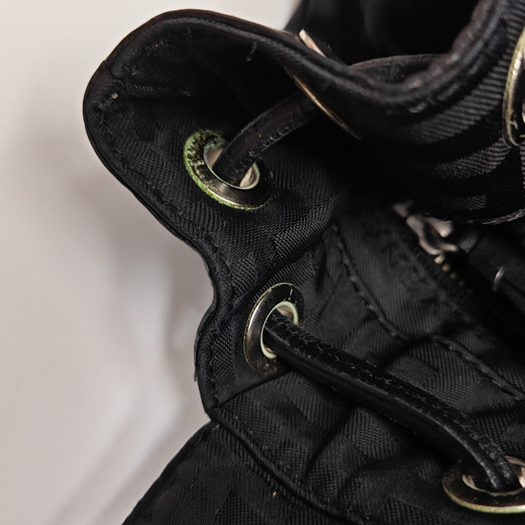 Nylon Backpack Black