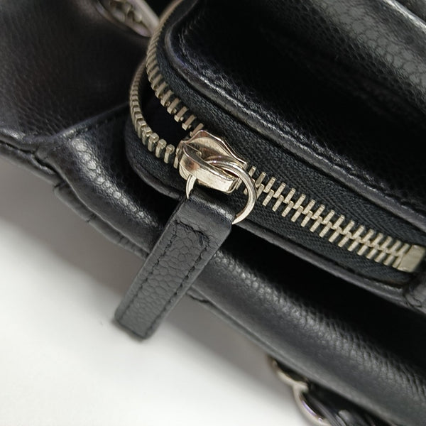 CC TIMELESS SOFT Quilted Grained Calfskin Black