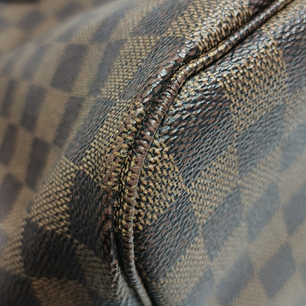NEVERFULL MM Damier Ebene Coated Canvas Brown