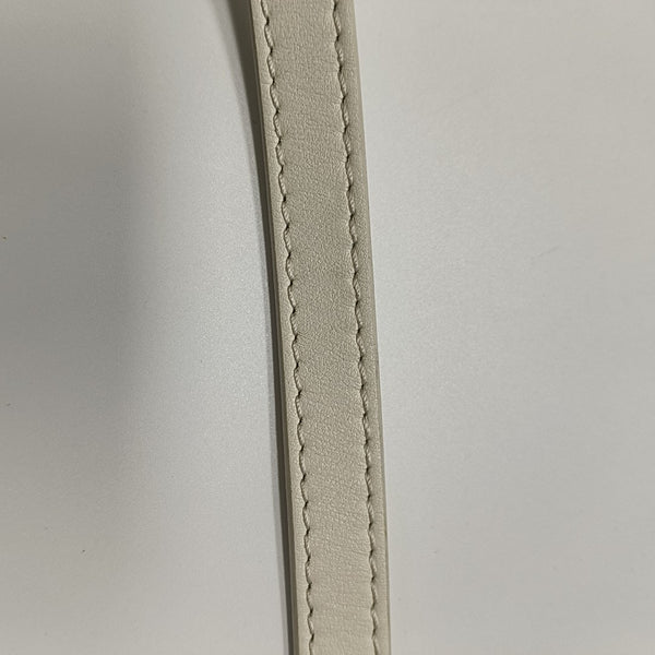COUSSIN BB Monogram Calfskin White